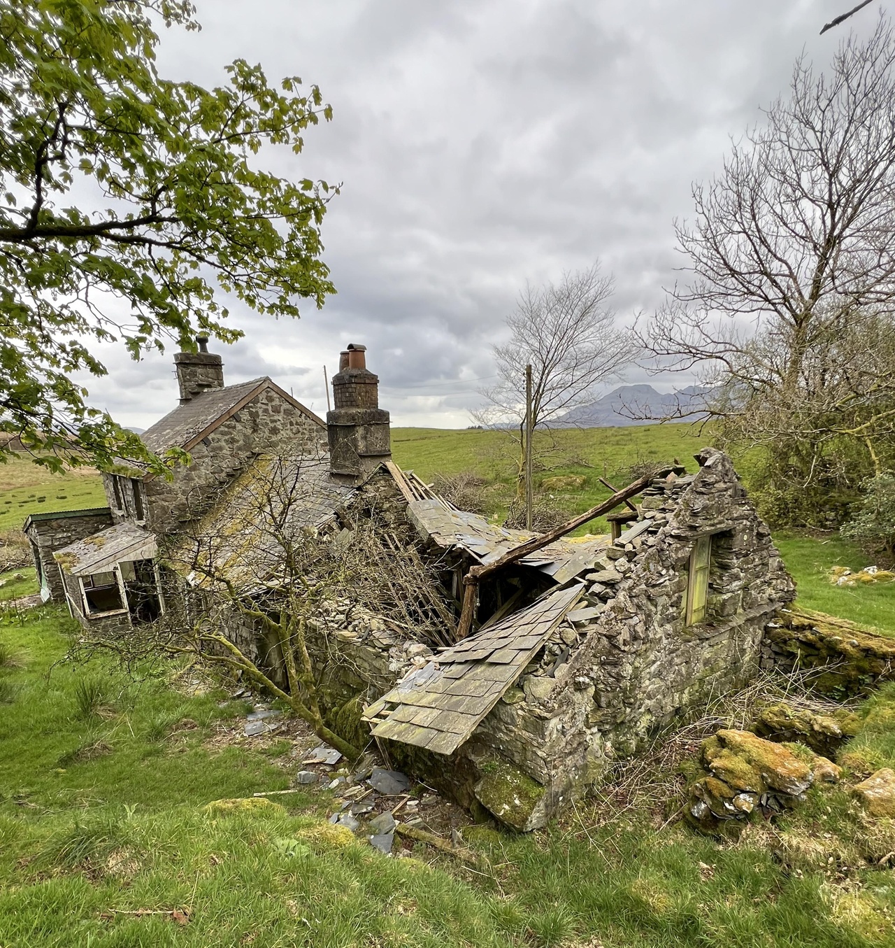 Derelict Farmhouse Snowdonia